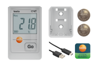 testo 174 T - Mini-temperatuur-datalogger met USB-C en pc-software
