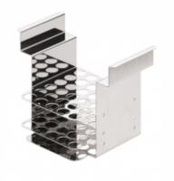 Reageerbuis-rek RVS - 30 buizen - voor diverse baden