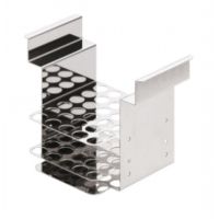 Reageerbuis-rek RVS - 30 buizen - voor diverse baden