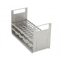 Reageerbuis-rek RVS voor 50 buizen van 16/17 mm ø