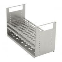 Reageerbuis-rek RVS voor 90 micro-liter glazen van 11/12 mm ø