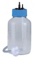 Vacuubrand glazen fles van 2 liter.