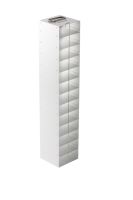 Snijders -  Alumimium storage racks for 13 boxes, max. height 53 mm.