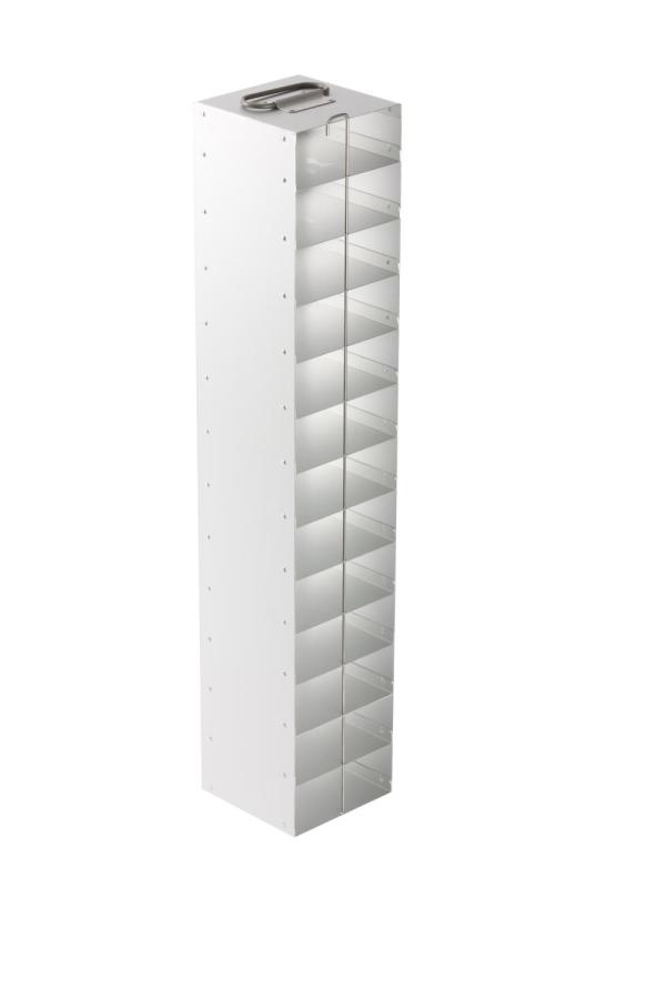 Snijders -  Alumimium storage racks for 13 boxes, max. height 53 mm.
