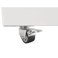 Zwenkwiel met rem t.b.v. Liebherr FT / GTI / GTE koelkisten.