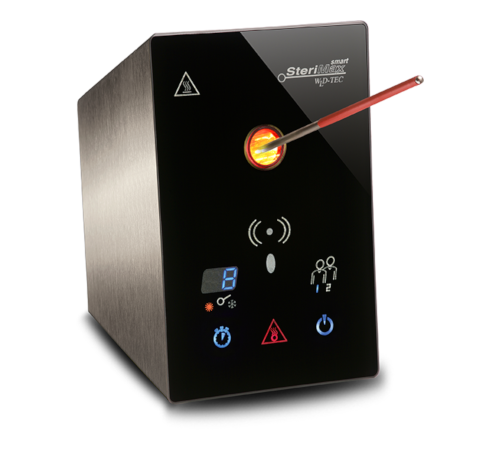 SteriMax Smart infrarood sterilisator voor snelle en vlamloze sterilisatie van entlussen