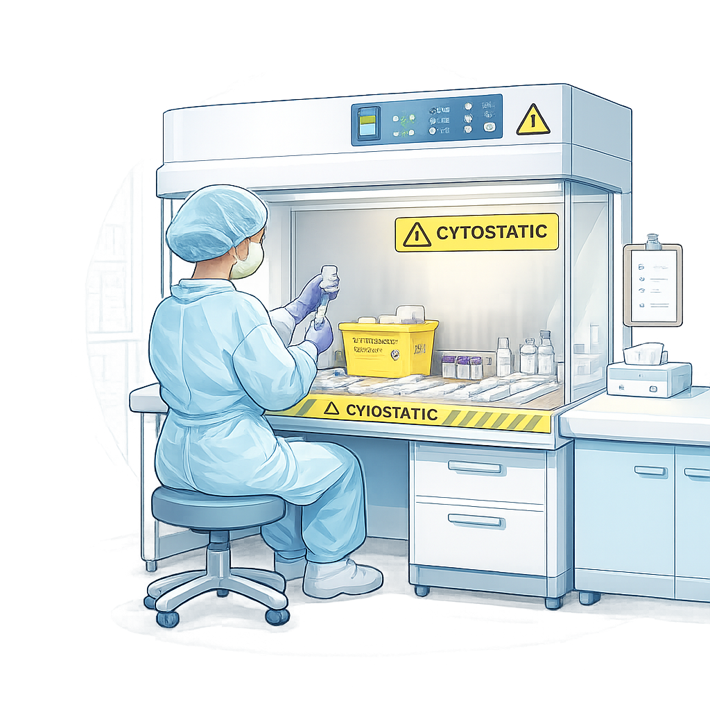 Veiligheidswerkbank voor cytostatica