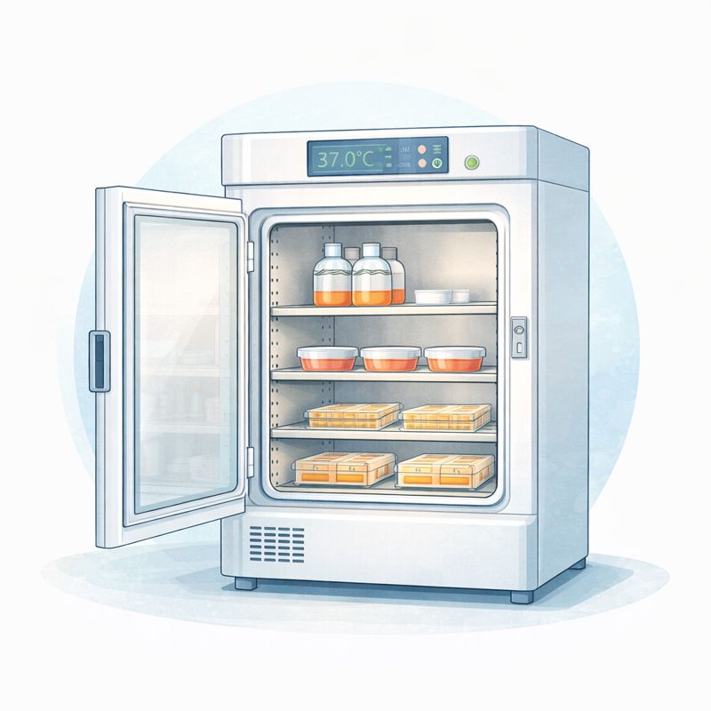 Broedstoof of koel-broedstoof voor laboratoriumtoepassingen