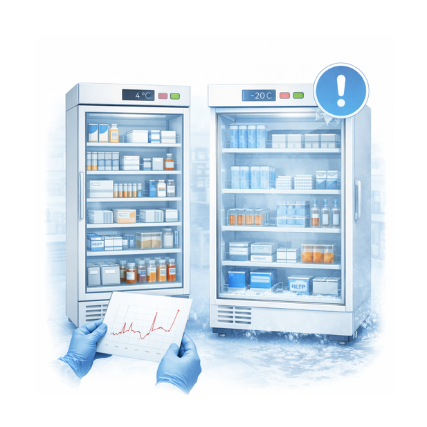 Laboratoriumkoelkast of -vriezer